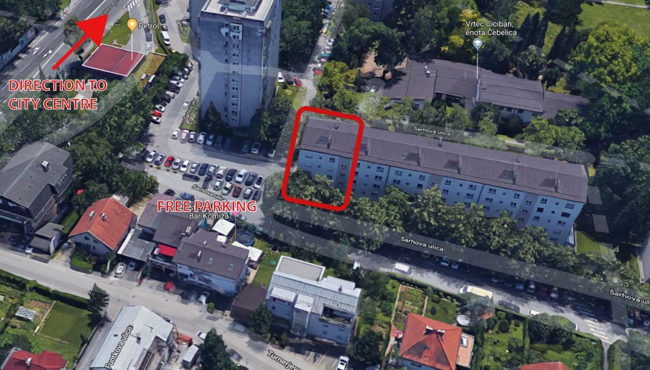 Peter Pan Apartment & Free Parking Ljubljana Kültér fotó